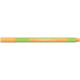 Schneider 191065 Line-Up İnce Liner ve Pigmentliner Keçeli Kalem, 0,4 mm, Neon Turuncu