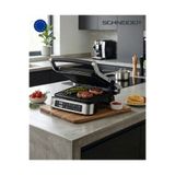 SCHNEIDER 2000W Izgara ve Tost Makinasi - Tam Açılır ve Dijital Göstergeli