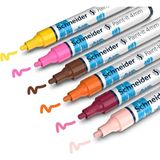 Schneider 320 Akrilik Marker 4mm SET/3-120297 6 Li - Renkli
