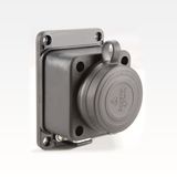 Schneider 3201-362-0300 1x16A IP44 Kauçuk Duvar Prizi
