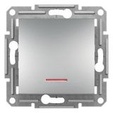 Schneider 3606480728518 Electric Eph1400161 Asfora Alüminyum Işıklı Anahtar Çerçevesiz