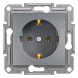 Schneider 3606480730405 Electric EPH2900162 Asfora Çelik Topraklı Priz Çerçevesiz