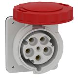 Schneider 81683 Pratika 5x63A 3P+N+E 380-415VAC IP67 Düz Makine Prizi