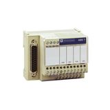 Schneider ABE7CPA410 Abe7 Korumalı 4 Analog Kanalın Dağıtımı için Bağlantı Alt Tabanı