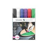 Schneider Akrilik Marker 4Mm Canlı Renk 6'Lı