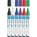 Schneider Akrilik Markör Kalem 4mm 6 Renk Ana Renkler Set / 120295 - Yok