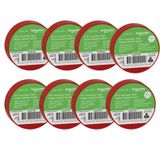 Schneider Electric 2420100-8 20 mt 19 mm 8 Adet Kırmızı PVC İzolasyon Bandı