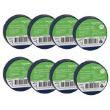 Schneider Electric 2420102-8 20 mt 19 mm 8 Adet Mavi Lacivert PVC İzolasyon Bandı