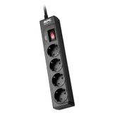 Schneider Electric APC P43B-RS 918 Joule Siyah 4 Çıkışlı Akım Korumalı Priz