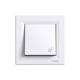 Schneider Electric EPH0800121 Asfora Beyaz Zil Işare I Çerçeveli Liht Anahtar