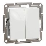 Schneider Electric Eph1170121 Asfora Beyaz İkili Lıght Buton Çerçevesiz