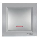 Schneider Electric EPH1600161 Asfora Plus Alüminyum Işıklı Çerçeveli Anahtar