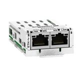 Schneider Electric Ethernet TCP/IP haberleşme kartı
