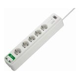 Schneider Electric PM5U-GR Beyaz 5V-2.4A Apc 5'li Akım Korumalı Priz