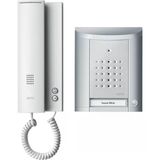 Schneider Electric Ritto Kapı İnterkomu Ve Ev Telefonu, Entravox, 1 Aileli Ev İçin Komple Ses Seti, Yüzeye Monte, Gümüş/Beyaz, Ürün Numarası 1841120