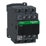 Schneider Electric Schneider CAD32BD 24V DC Kontaktör Rölesi - Yardımcı Kontaktör