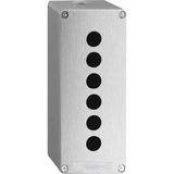 Schneider Electric Schneider XAPG3506 Döküm Boş Kontrol Kutusu, Xapg, Gri, Ø22, 80X175MM Ön Plaka, 6 Kesit