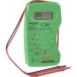 Schneider Electric Thorsman dijital cep multimetresi, voltmetre/ampermetre/OHM AC DC test cihazı, 300 V, CAT III, IMT23112, yeşil/gri
