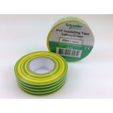 Schneider Electric Thorsman İzole Bant 19mmX20mt. 8 li Paket Renk: Sarı-Yeşil