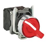 Schneider Electric XB4BK124B5 Işikli Mandal Kirmizi Led 0-1 1Na+1Nk 24Vac/Dc