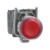 Schneider Electric XB4BW34M5 - Kırmızı Işıklı Ø22 Yaylı Dönüş 1NA Buton