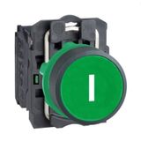 Schneider Electric XB5AA3311 Yeşil Sıva Altı Yaylı Buton