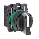 Schneider Electric XB5AD53 Siyah Mandal Ø22 3 Konumlu Yaylı Dönüş 2Na Buton