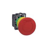 Schneider Electric XB5AS8444 XB5AS8444 40MM 2nk Kırmızı Mantar Acil Stop Butonu