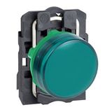 Schneider Electric XB5AVB3 24 V Entegre LedLi Yeşil Eksiksiz Pilot Işığı
