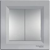 Schneider EPH0300161 Asfora Plus Çerçevesiz Vidasız Alüminyum Komütatör