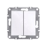 Schneider EPH0370121 Asfora Beyaz Çerçevesiz Komütatör