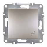 Schneider EPH0800169 Asfora Bronz Zil İşaretli Çerçevesiz Light Anahtar