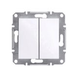 Schneider EPH1370521 Asfora Beyaz Çerçevesiz Stor Anahtarı