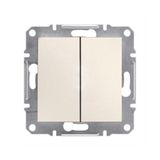 Schneider EPH1370523 Asfora Krem Çerçevesiz Stor Anahtarı
