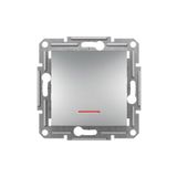 Schneider EPH1400161 Asfora Plus Alüminyum Çerçevesiz Vidasız Işıklı Anahtar