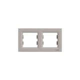 Schneider EPH5800269 Asfora Bronz 2'li Yatay Çerçeve