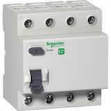 Schneider EZ9R05463, 63 Amper, 30mA, Trifaze, Kaçak Akım Koruma Rölesi, 4 Kutuplu (3 Faz+Nötr), Tip AC