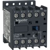 Schneider LC1K1601M7 Schneider Tesys K Serisi 3 Kutup 16A Kontaktör - 220 Vac Bobin