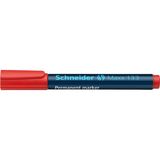 Schneider Marker Silinmez Koli Kalemi Kırmızı Renk Permanent Maxx 133 Kalem 11302