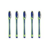 SCHNEIDER Mavi Ince Uçlu Keçeli Kalem Fineliner Xpress 0.8 Mm 5 li Paket