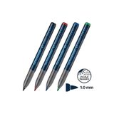 Schneider Maxx 220 Asetat Kalemi, M Uç, 4 Renk Set, Permanent Kalem, Siyah, Mavi, Yeşil, Kırmızı