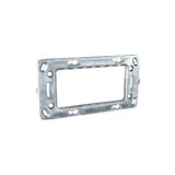 Schneider MGU7.104 Unica 128x70x12.25 mm 4 Modül Zamak Montaj Plakası