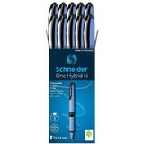 Schneider One Hybrid N 0,5 Roller Kalem Siyah Scr231 (10 Lu Paket)