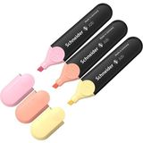 Schneider Pastel Fosforlu Kalem Jop Pastel Pembe - Somon - Vanilya 3'lü