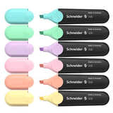 Schneider Pastel Renkler 6'lı Set Job 150 Fosforlu Kalem