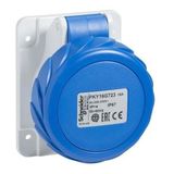 Schneider PKY16G723 Pratika 200-250V AC 3x16A 2P+E Monofaze IP67 Hızlı Bağlantılı Düz Makine Prizi
