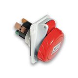 Schneider PKY32F735 Hızlı Bağlantılı 380 Volt Trifaze IP 67 5x32A Eğik Makine Prizi