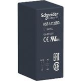 Schneider RSB1A120BD ,24VDC 1A1K/12A Ince-5-Pin Röle