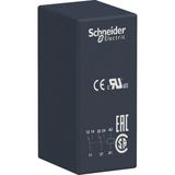 Schneider RSB2A080E7 Harmony, Arayüz soketli röle, 8 A, 2 CO, 48 V AC