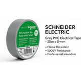 Schneider Schneıder Electrıc Pvc Elektrik Bandı 20 M X19MM 5'li - Açık Gri